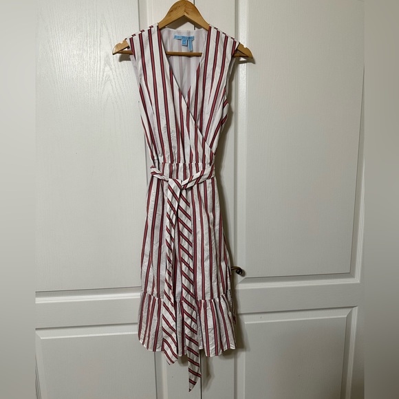 Draper James Striped Wrap Dress - Picture 3 of 4